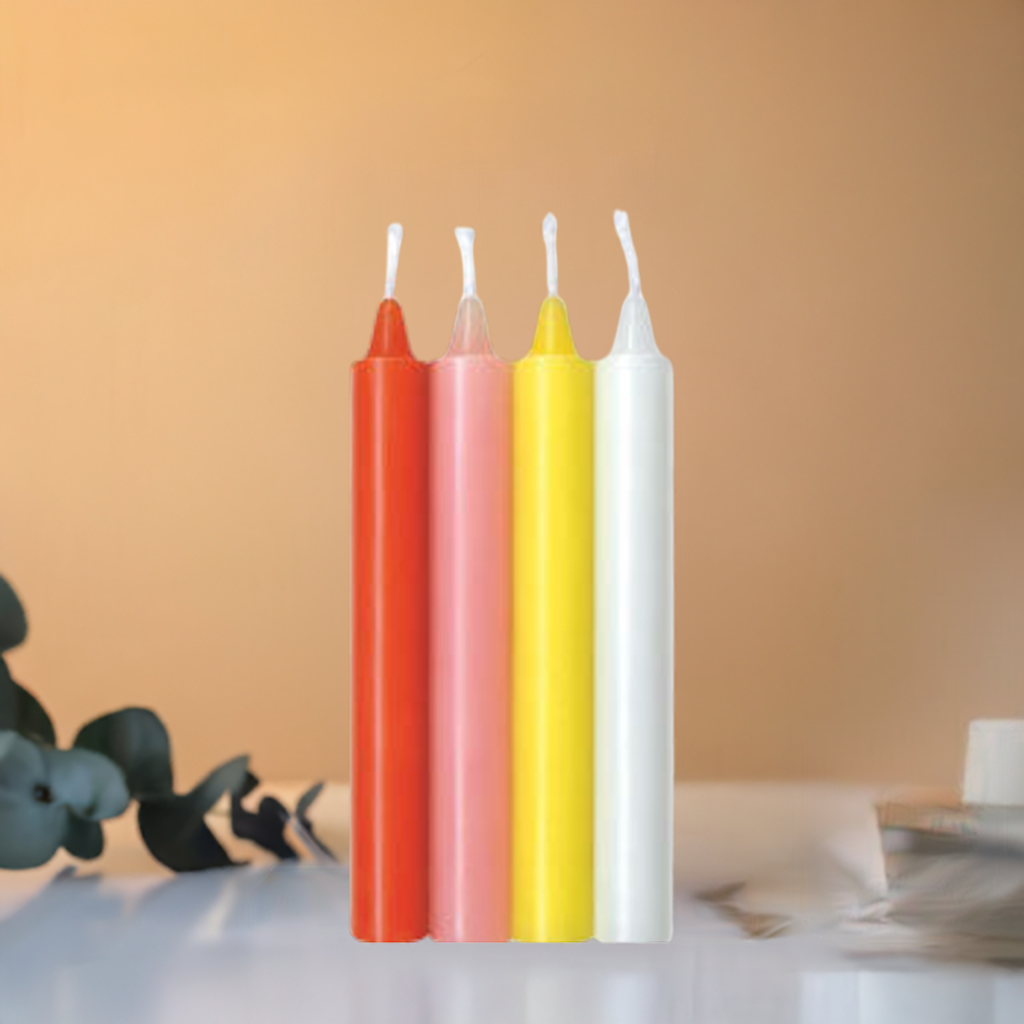 Icon Brands Make Me Melt Sensual Warm Drip Candles, 4 Piece Pack