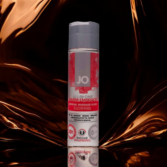 JO All in One Silicone Based Massage Warming Lube