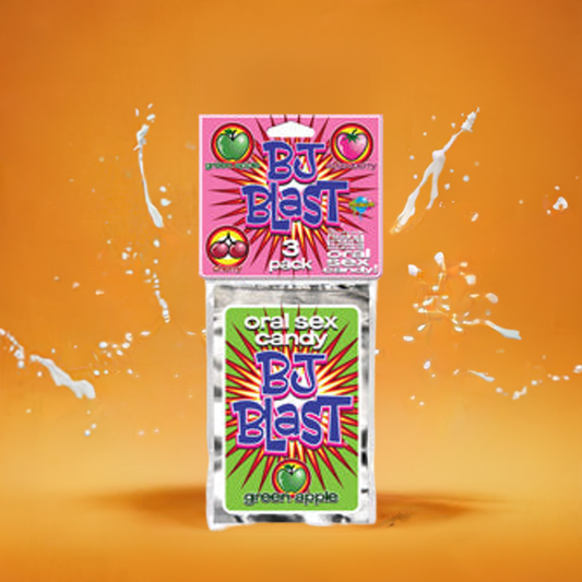 BJ Blast Candy, 3 Pack: Strawberry, Cherry, and Green Apple