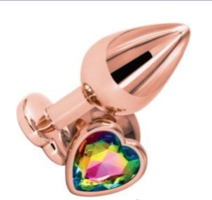 Rear Assets Medium Rose Gold Butt Plug